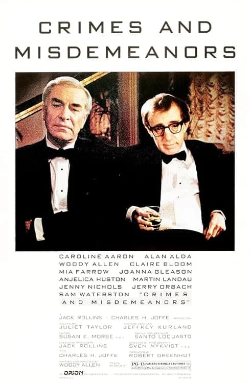 Crimes and Misdemeanors film posteri