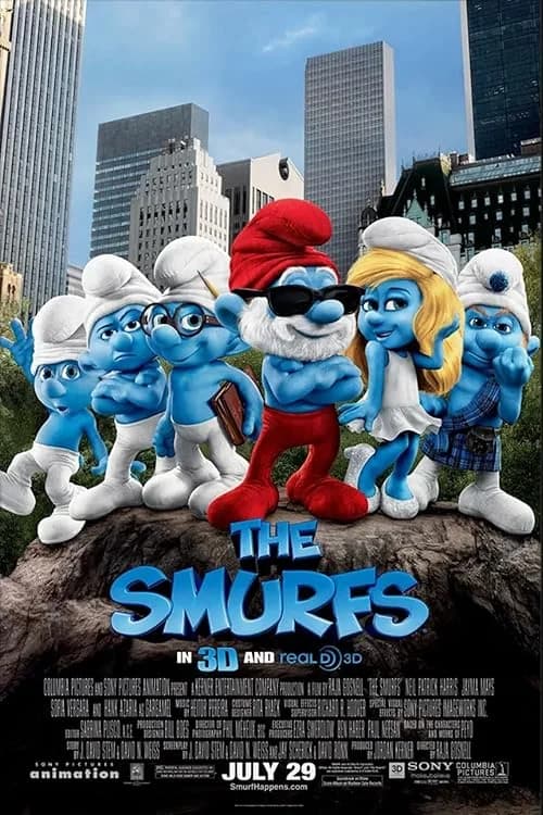 The Smurfs film posteri