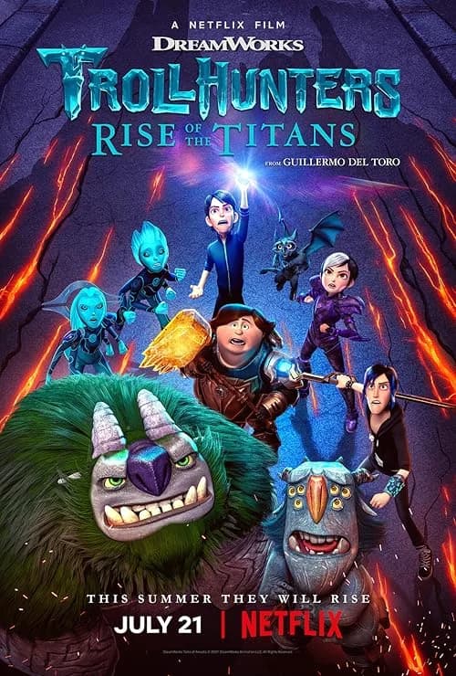 Trollhunters: Rise of the Titans film posteri